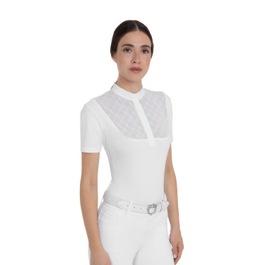 Damen-Turnierpolo mit Tülleinsätzen Equestro