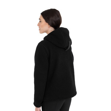 Damen-Teddyfleece-Hoodie mit Reißverschluss Equestro