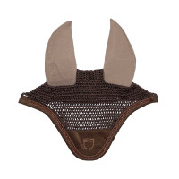Fliegenhaube mit Häkellook und Strass Equestro