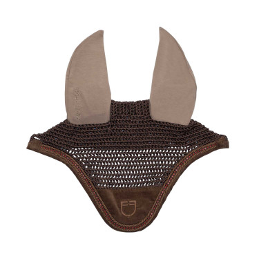 Fliegenhaube mit Häkellook und Strass Equestro Fliegenhaube mit Häkellook und Strass Equestro