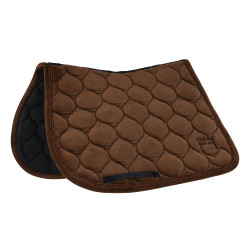Spring-Schabracke in Wildlederoptik mit Strass Equestro