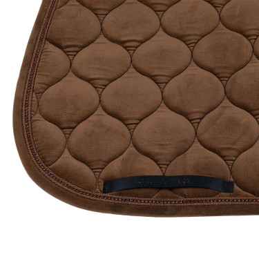 Spring-Schabracke in Wildlederoptik mit Strass Equestro