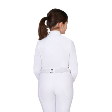 Turnierpolo für Mädchen mit Micromesh-Einsätzen Equestro Kinder Turnierpolo für Mädchen mit Micromesh-Einsätzen Equestro Kinder