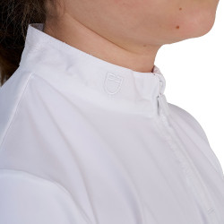 Turnierpolo für Mädchen mit Micromesh-Einsätzen Equestro Kinder Turnierpolo für Mädchen mit Micromesh-Einsätzen Equestro Kinder