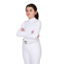 Turnierpolo für Mädchen mit Micromesh-Einsätzen Equestro Kinder Turnierpolo für Mädchen mit Micromesh-Einsätzen Equestro Kinder