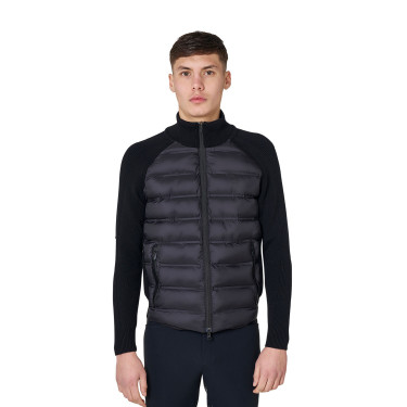 Herren-Daunenjacke mit Strickärmeln Equestro
