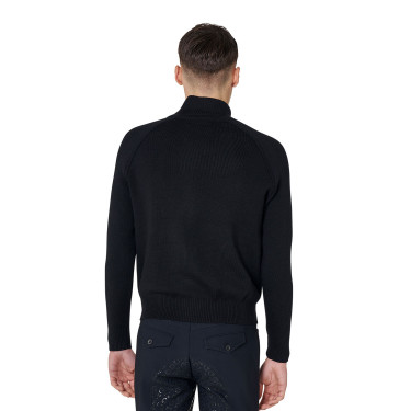Herren-Daunenjacke mit Strickärmeln Equestro