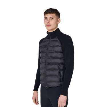 Herren-Daunenjacke mit Strickärmeln Equestro