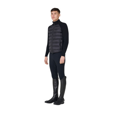 Herren-Daunenjacke mit Strickärmeln Equestro