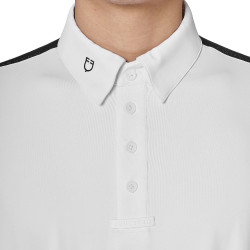 Herren-Wettkampfpolo mit langen Ärmeln und Mesh-Einsätzen Equestro Herren-Wettkampfpolo mit langen Ärmeln und Mesh-Einsätzen Equestro
