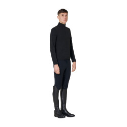 Herren-Fleecepullover mit hohem Kragen und 3/4-Reißverschluss Equestro