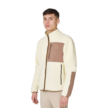 Herren-Teddyfleece-Sweatshirt mit Fronttasche Equestro Herren-Teddyfleece-Sweatshirt mit Fronttasche Equestro