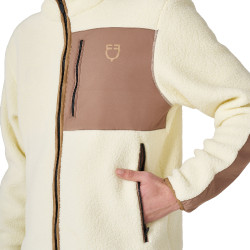 Herren-Teddyfleece-Sweatshirt mit Fronttasche Equestro Herren-Teddyfleece-Sweatshirt mit Fronttasche Equestro