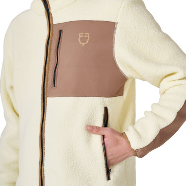 Herren-Teddyfleece-Sweatshirt mit Fronttasche Equestro Herren-Teddyfleece-Sweatshirt mit Fronttasche Equestro