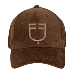 Unisex Baseballkappe aus Stoff in Samtoptik Equestro
