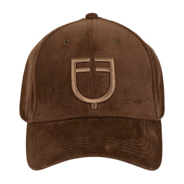 Unisex Baseballkappe aus Stoff in Samtoptik Equestro