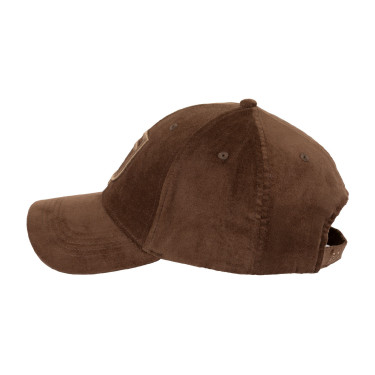 Unisex Baseballkappe aus Stoff in Samtoptik Equestro