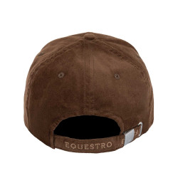 Unisex Baseballkappe aus Stoff in Samtoptik Equestro