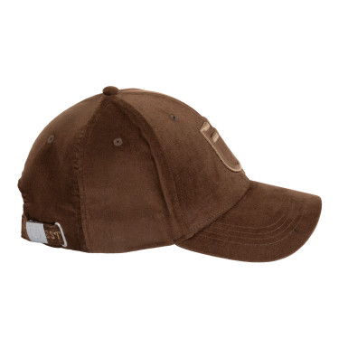 Unisex Baseballkappe aus Stoff in Samtoptik Equestro