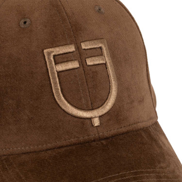 Unisex Baseballkappe aus Stoff in Samtoptik Equestro