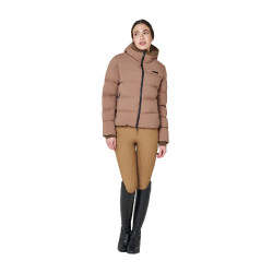 Damen-Daunenjacke mit Kapuze Equestro