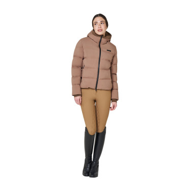 Damen-Daunenjacke mit Kapuze Equestro