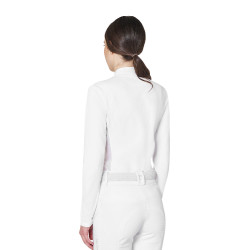 Basic Damen-Turnierpolo mit Mesh-Einsätzen Equestro