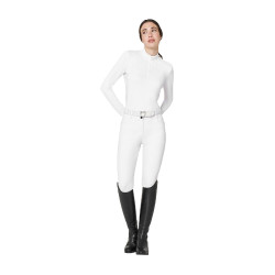 Basic Damen-Turnierpolo mit Mesh-Einsätzen Equestro