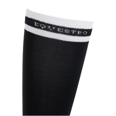 Damenstrümpfe mit Lurex-Einsätzen Equestro Damen