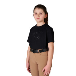 Mädchen-T-Shirt Sporty & Chic aus Baumwolle Equestro Kinder Mädchen-T-Shirt Sporty & Chic aus Baumwolle Equestro Kinder