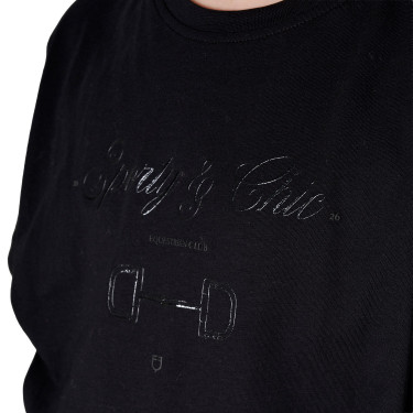 Mädchen-T-Shirt Sporty & Chic aus Baumwolle Equestro Kinder Mädchen-T-Shirt Sporty & Chic aus Baumwolle Equestro Kinder