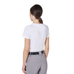 Damen-T-Shirt mit Equestro-Logo in Folie