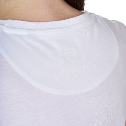 Damen-T-Shirt mit Equestro-Logo in Folie