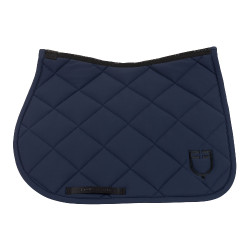 Spring-Schabracke mit Rautensteppung und gesticktem Equestro-Logo