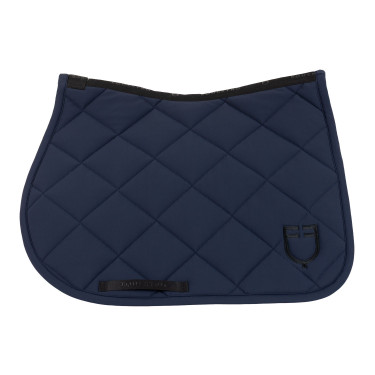 Spring-Schabracke mit Rautensteppung und gesticktem Equestro-Logo