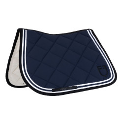 Springschabracke Double Stripes aus technischem Gewebe Equestro Springschabracke Double Stripes aus technischem Gewebe Equestro