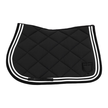Springschabracke Double Stripes aus technischem Gewebe Equestro Springschabracke Double Stripes aus technischem Gewebe Equestro