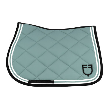 Springschabracke Double Stripes aus technischem Gewebe Equestro Springschabracke Double Stripes aus technischem Gewebe Equestro