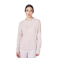 Damen-Sweatshirt mit Rundhalsausschnitt aus Fleece Equestro