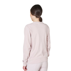 Damen-Sweatshirt mit Rundhalsausschnitt aus Fleece Equestro