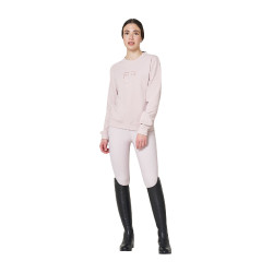 Damen-Sweatshirt mit Rundhalsausschnitt aus Fleece Equestro