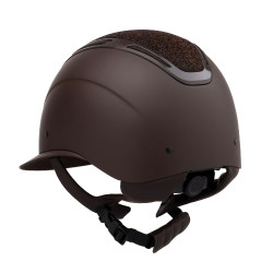 Cap Apocalypse Damen matte Kappe mit Glitzer Astm F1163-23 Zulassung Equestro