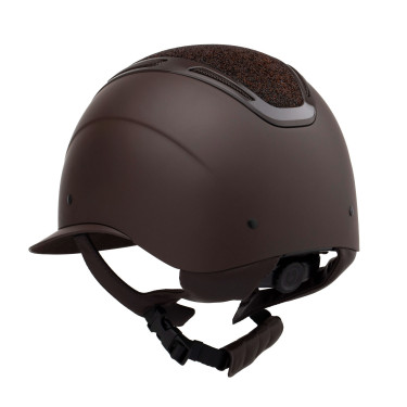 Cap Apocalypse Damen matte Kappe mit Glitzer Astm F1163-23 Zulassung Equestro