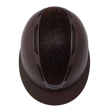 Cap Apocalypse Damen matte Kappe mit Glitzer Astm F1163-23 Zulassung Equestro
