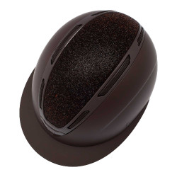Cap Apocalypse Damen matte Kappe mit Glitzer Astm F1163-23 Zulassung Equestro