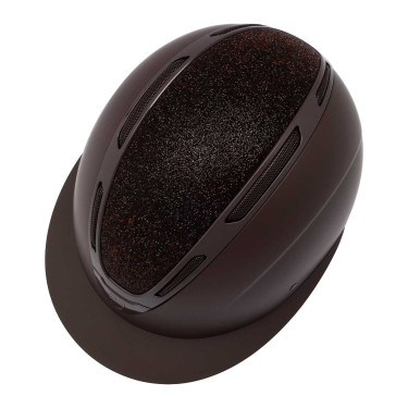 Cap Apocalypse Damen matte Kappe mit Glitzer Astm F1163-23 Zulassung Equestro