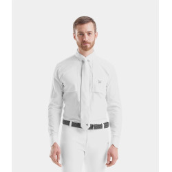 Design Herren-Langarm-Turnierhemd Reitsport Horse Pilot