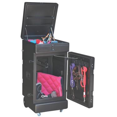 Vertikaler Rolltransportkoffer La Gée Schwarz