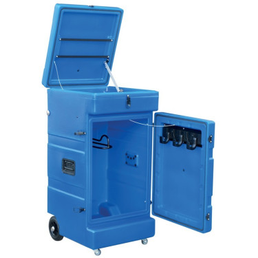 Vertikaler Rolltransportkoffer La Gée Blau