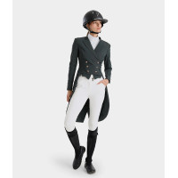 Frac lang Horse Pilot Damen Grau